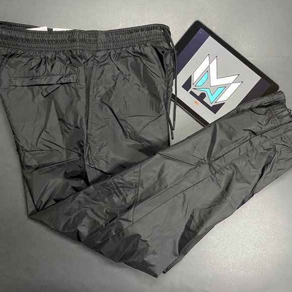 Nike NSW Windrunner Nylon Track Pants Black Men's Sizes CN8774-010 Vintage Rare - Picture 6 of 7